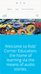 Mobile Screenshot of kidscornereducation.com